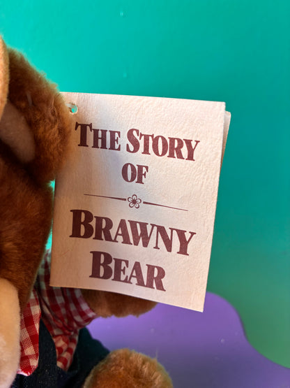Dakin・DelMonte・Brawny Bear / デルモンテ・ブラウニー・ベア・ぬいぐるみ