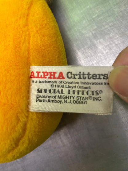 1986・Alpha Critters・Geet・Alphabet・Plush / アルファクリッターズ・アルファベット・ジート・ぬいぐるみ