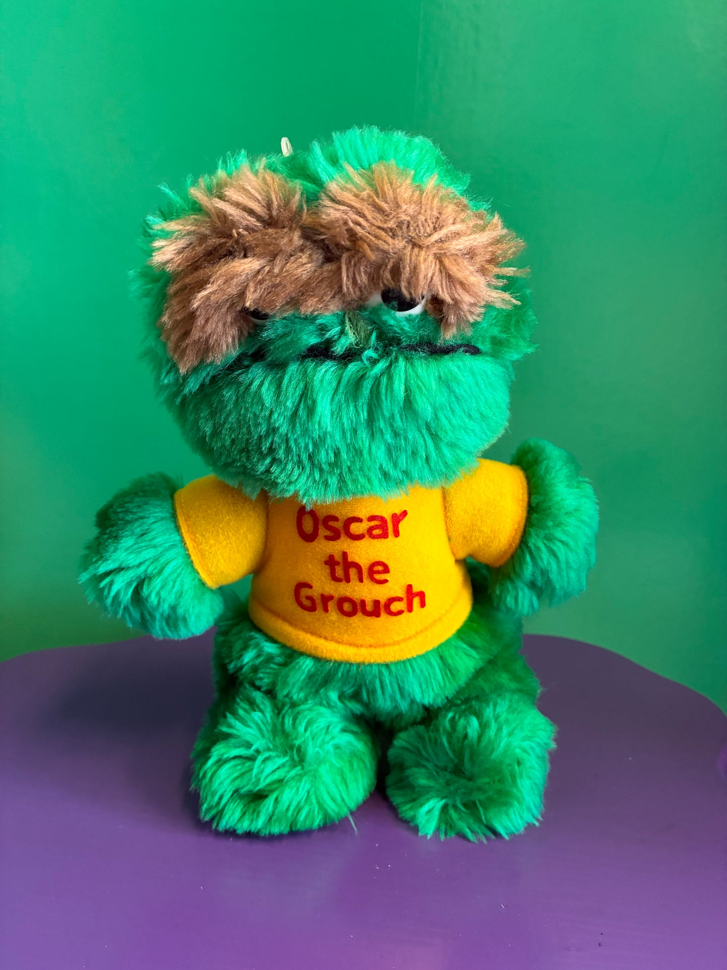 1983・Playskool・Sesame Street・Oscar the Grouch・Plush・セサミストリート・オスカー・ぬいぐるみ