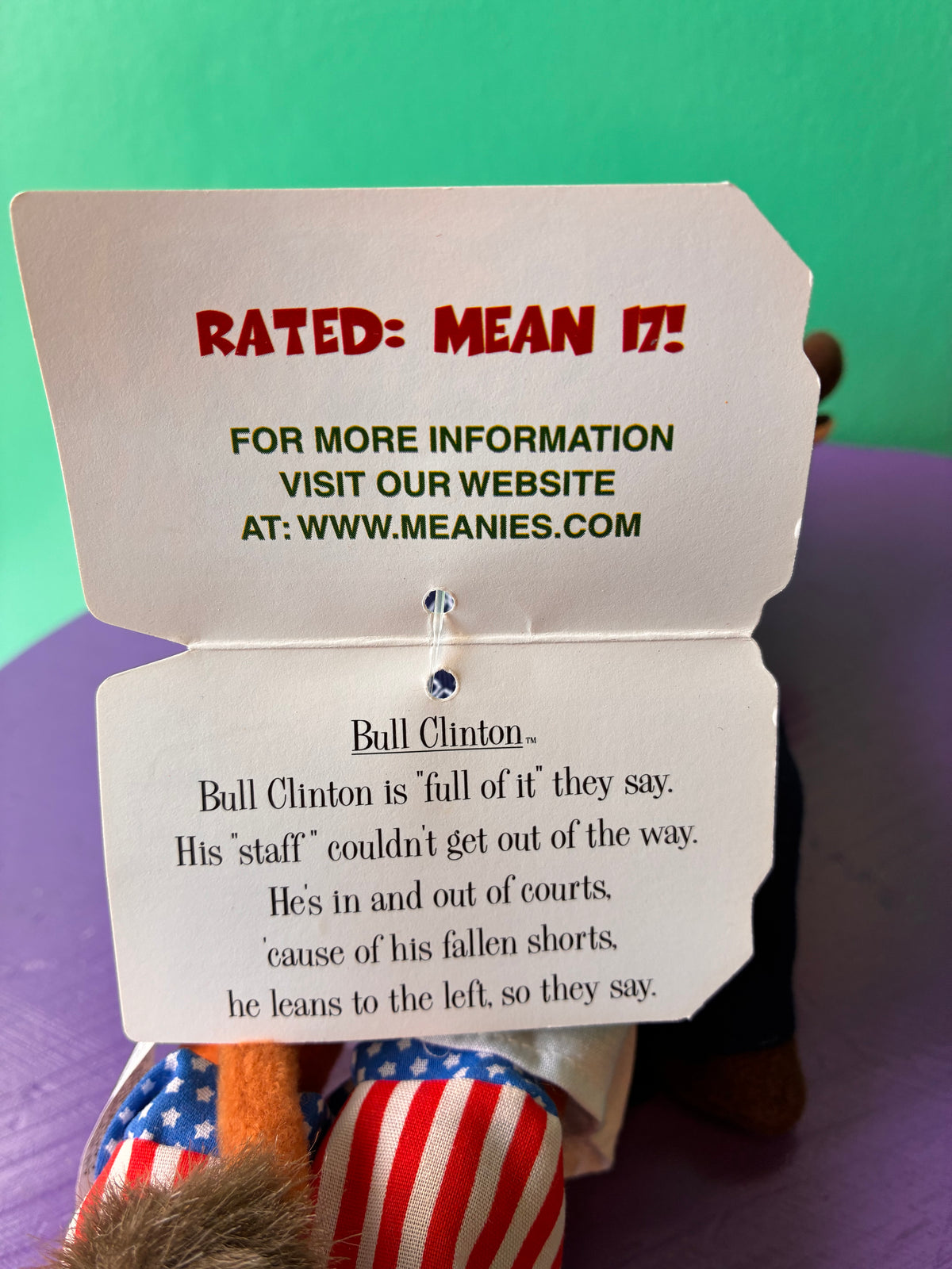 Meanies・Bull Clinton・Plush / ミーニーズ・ブルクリントン・ぬいぐるみ