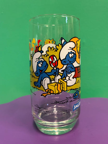 1983・Hardee's ・Smurf ・Smurfette・Glass / ハーディーズ・スマーフ・グラス
