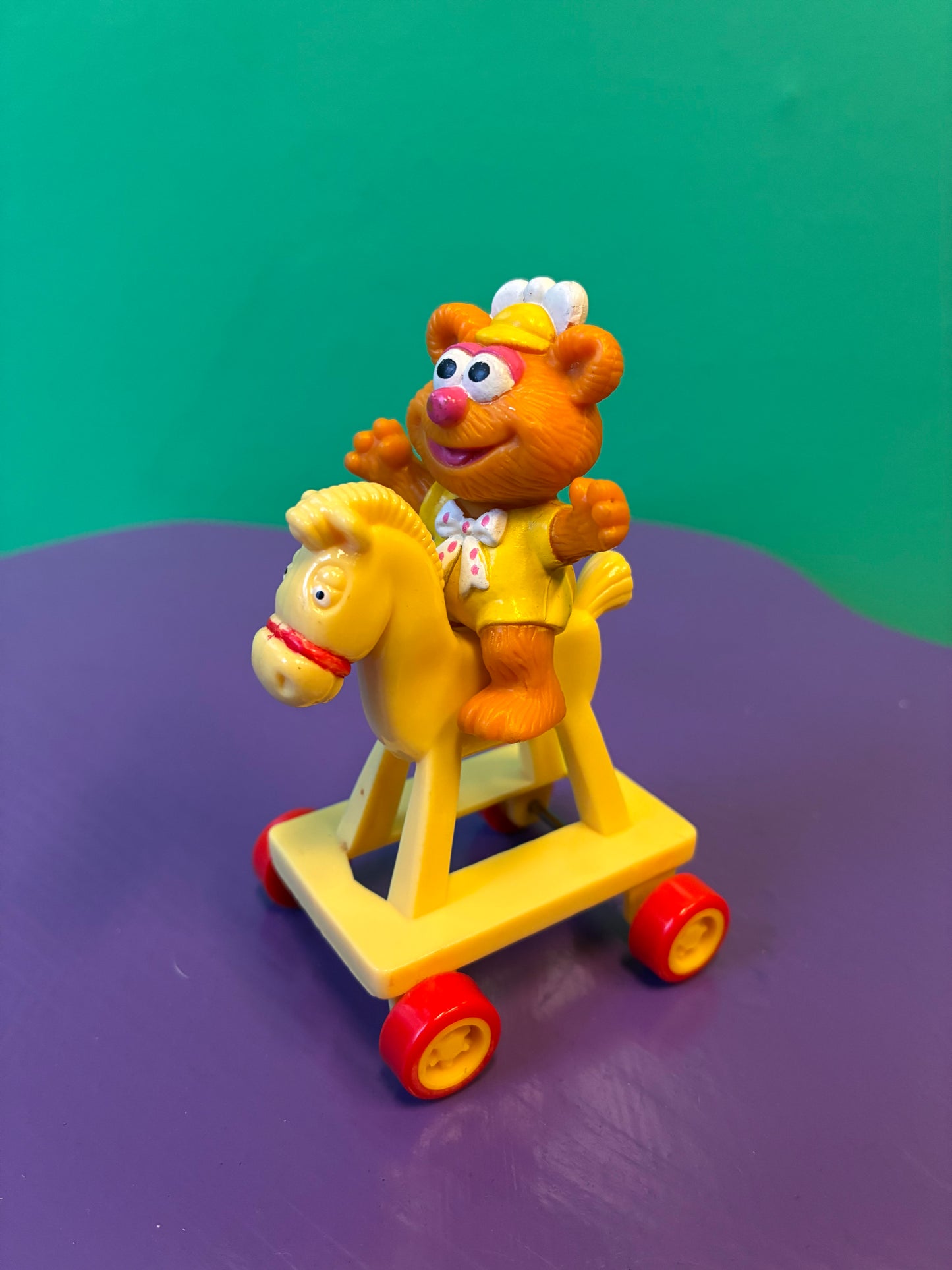 1986・McDonald's・ Muppet Babies・Fozzie・Meal Toy / マクドナルド・マペットベイビーズ・フォジー・ミールトイ