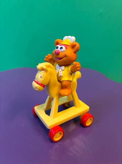 1986・McDonald's・ Muppet Babies・Fozzie・Meal Toy / マクドナルド・マペットベイビーズ・フォジー・ミールトイ