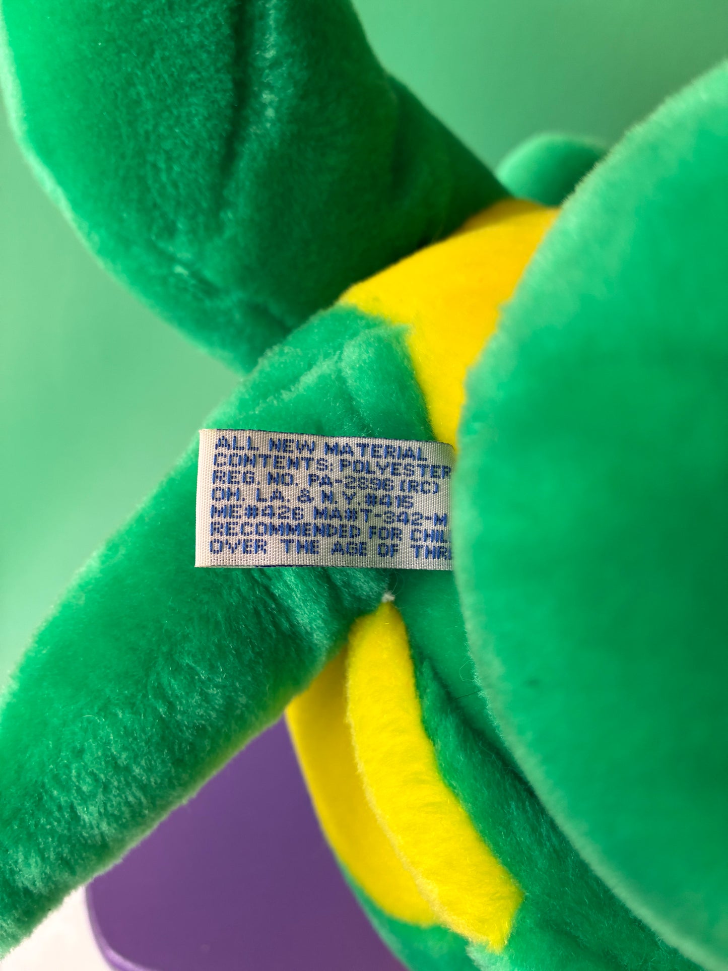 BJ Toy Co・Turtle・Plush / ビンテージ・亀・カメ・タートル・ぬいぐるみ