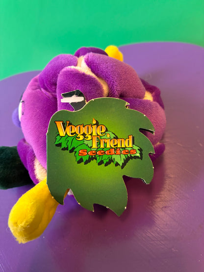 1990's・Veggie Friend Seedies・Cabby Cabbage・Beanbag Plush / ベジフレンズ・紫キャベツ・ぬいぐるみ