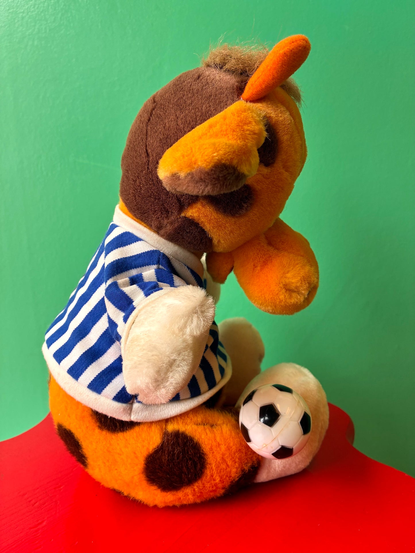 1988・Toys"R"Us・Geoffrey・Soccer・Plush / トイザらス・ジェフリー・サッカー・ぬいぐるみ