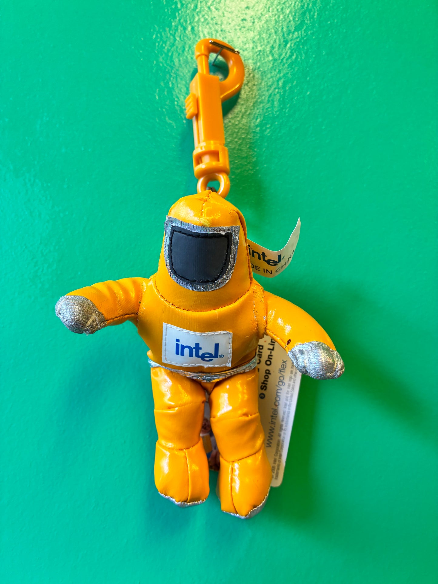 1997・intel・Bunny People・Yellow / インテル・バニーピープル・イエロー・ぬいぐるみキーチェーン