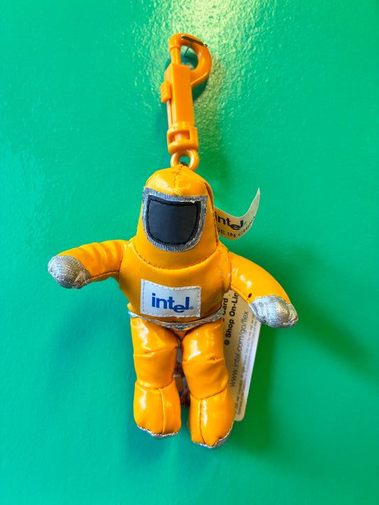 1997・intel・Bunny People・Yellow / インテル・バニーピープル・イエロー・ぬいぐるみキーチェーン