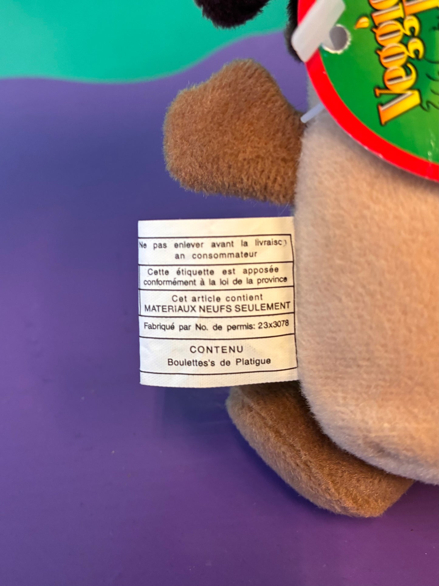 1990's・Veggie Friend Seedies・Moy Mushroom・Beanbag Plush / ベジフレンズ・キノコ・ぬいぐるみ