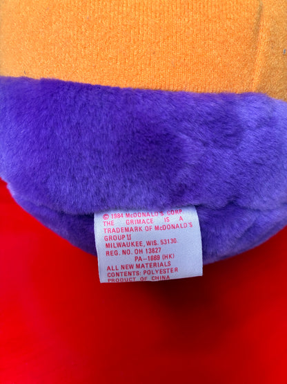 McDonald・Grimace・Plush / マクドナルド・グリマス・ぬいぐるみ