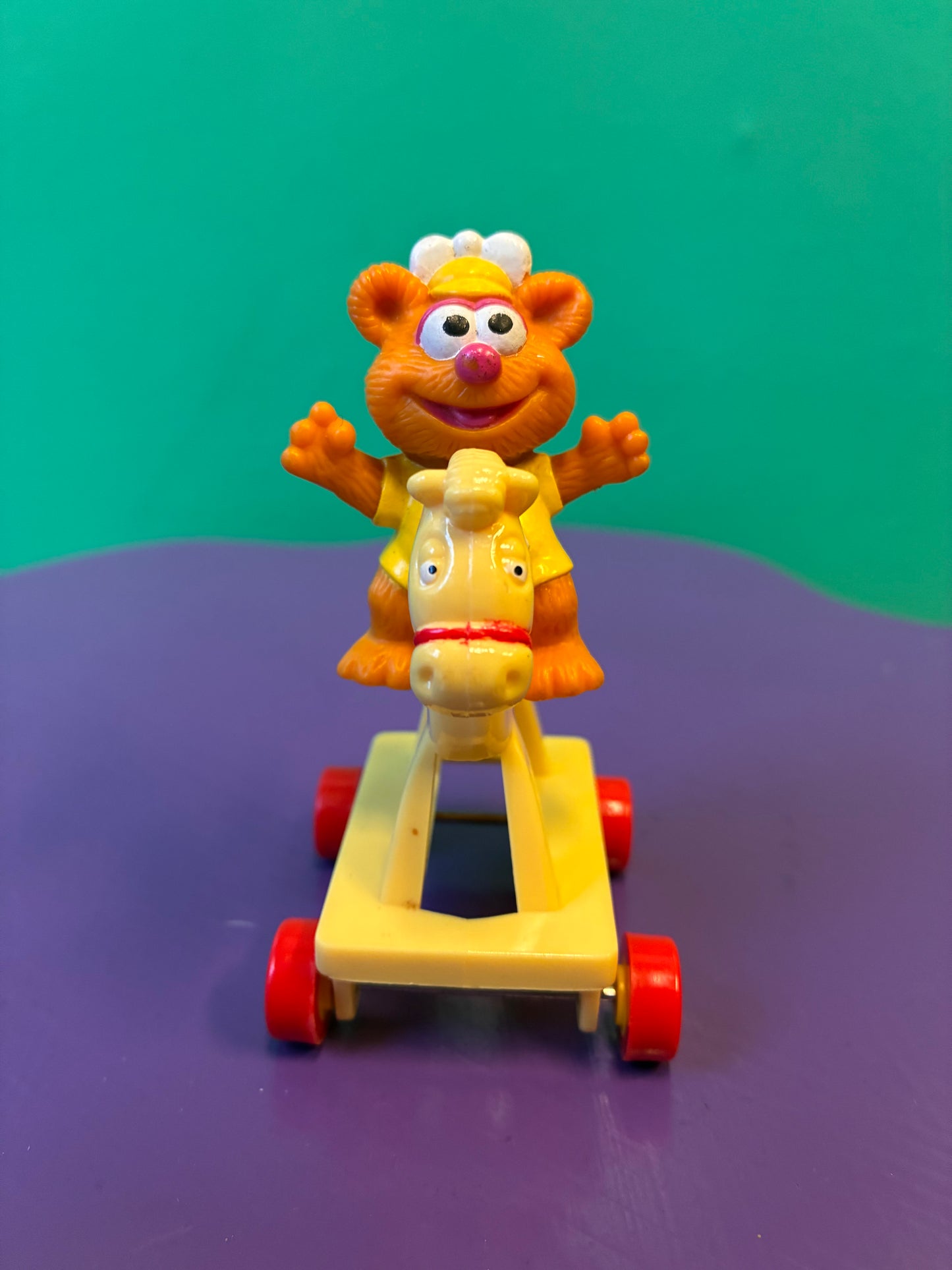 1986・McDonald's・ Muppet Babies・Fozzie・Meal Toy / マクドナルド・マペットベイビーズ・フォジー・ミールトイ