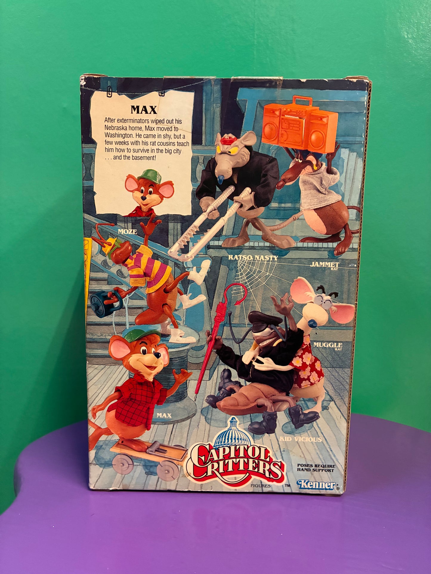 Capitol Critters・Squash Em・Max・figure / キャピトルクリッターズ・マックス・スケーター・アクションフィギュア