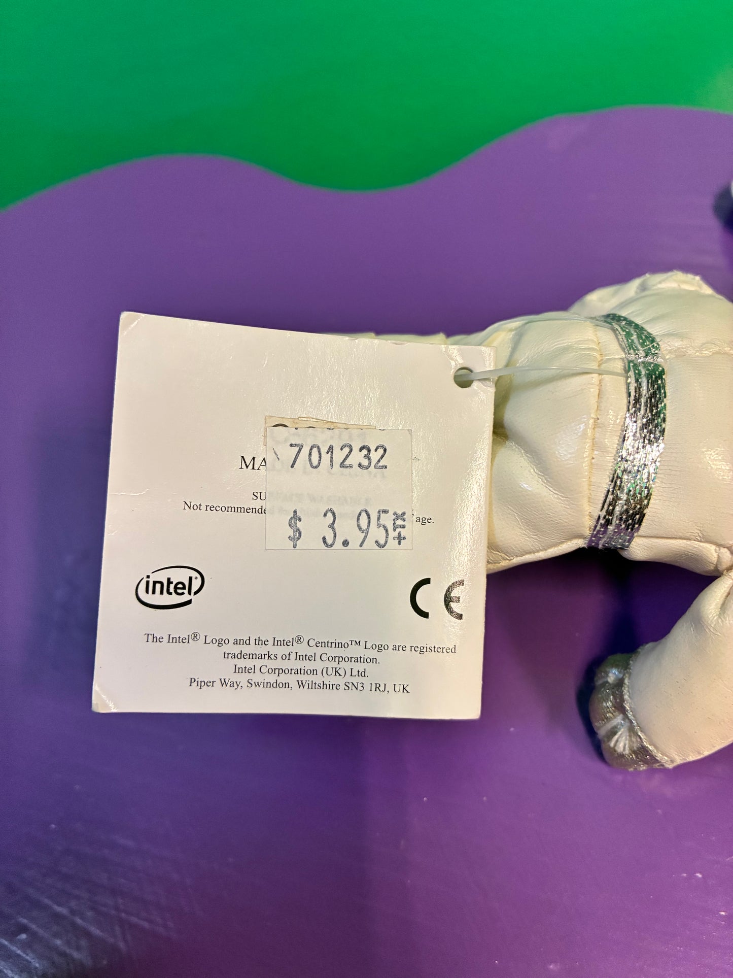 1997・intel・Bunny People・White / インテル・バニーピープル・ホワイト・ぬいぐるみキーチェーン