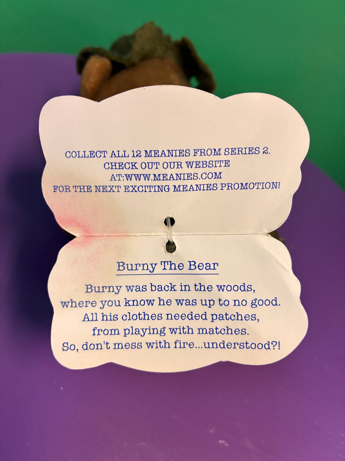 Meanies・Burny The Bear・Plush / ミーニーズ・バーニー ザ ベア・ぬいぐるみ