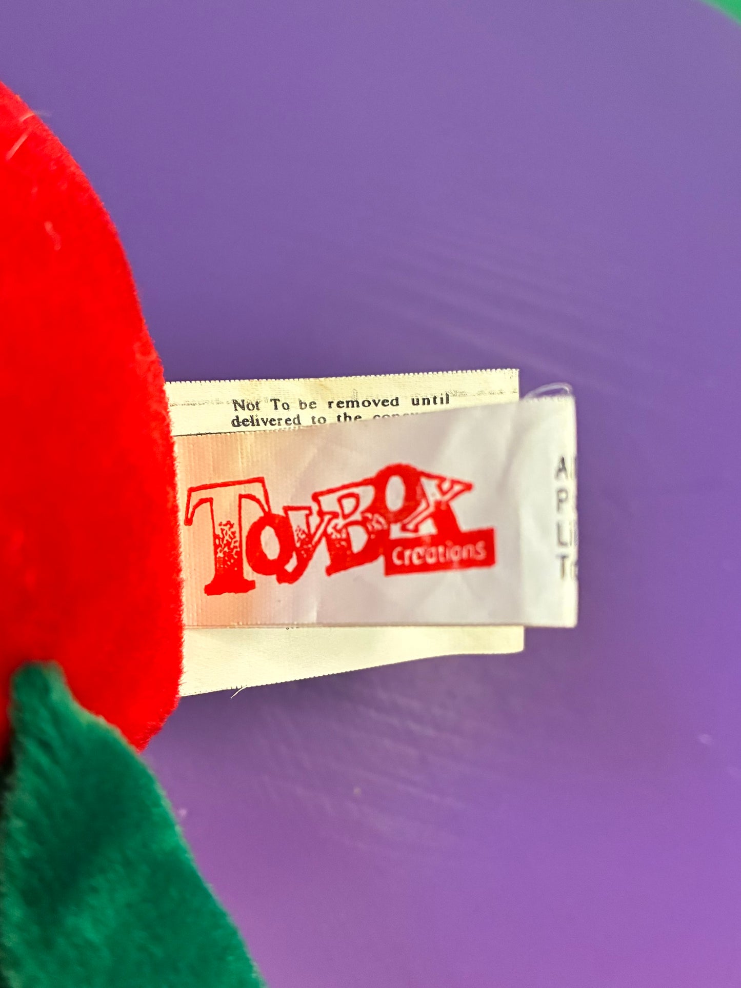1990's・Fruit Seedies・Ashley Apple・Beanbag Plush / フルーツシーディーズ・りんご・ぬいぐるみ