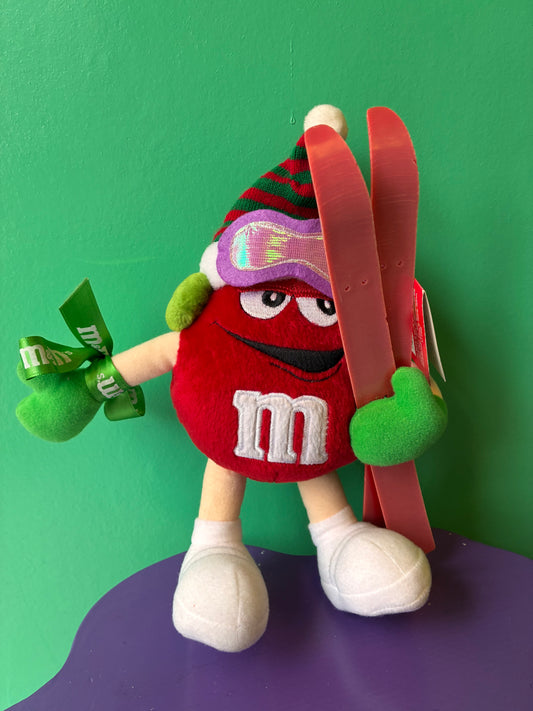 Galerie・M&M’S・Red・Skier・Plush / エムアンドエムズ・レッド・スキー・ぬいぐるみ