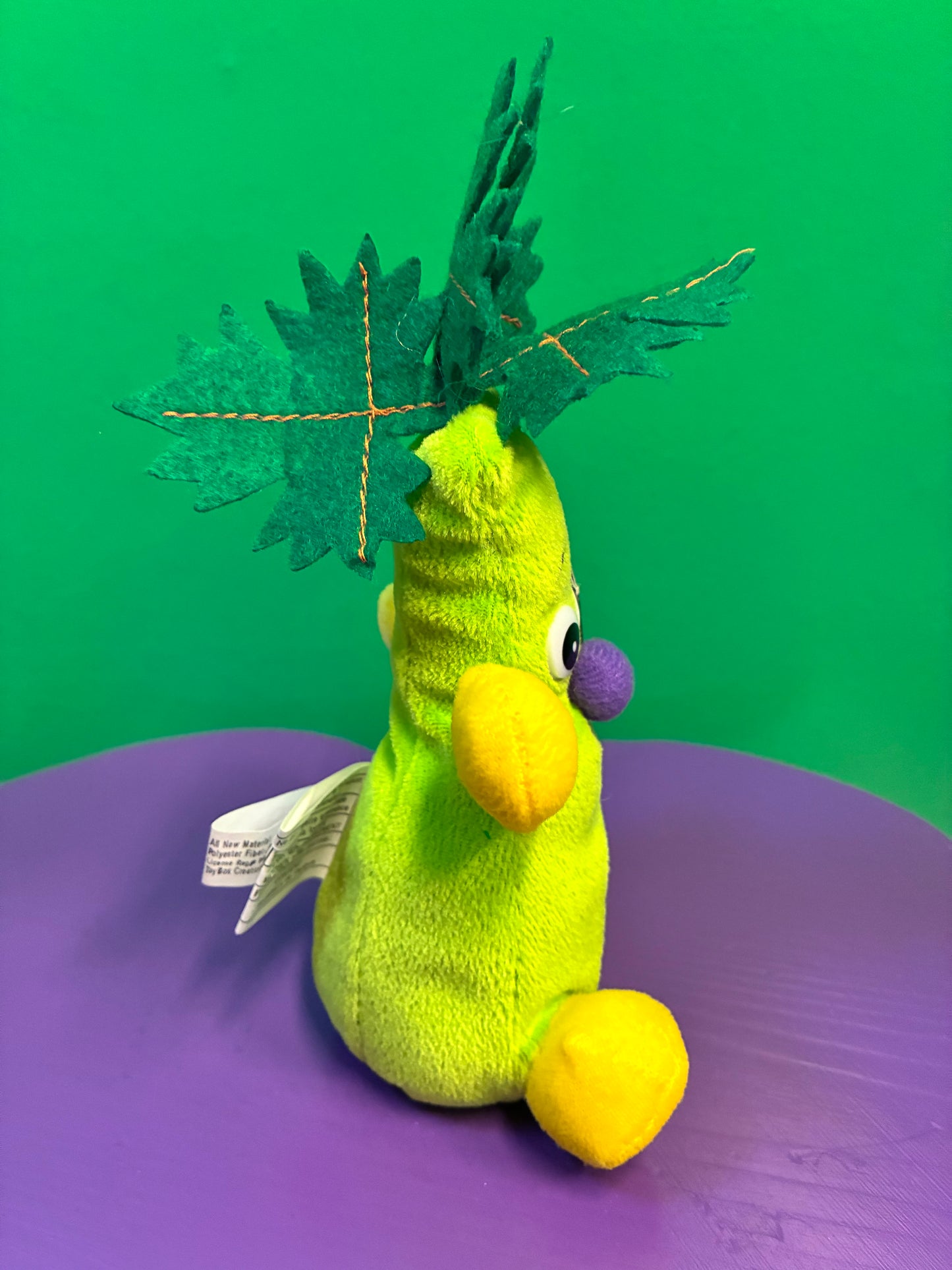 1990's・Veggie Friend Seedies・Crunchy Celery・Beanbag Plush / ベジフレンズ・セロリ・ぬいぐるみ