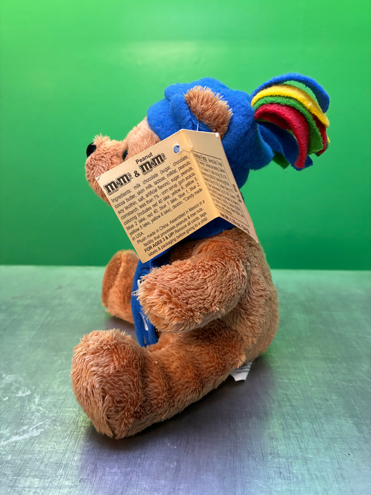 Galerie・M&M’S・Bear・Blue・Plush / エムアンドエムズ・熊・ベアー・ブルー マフラー・ぬいぐるみ