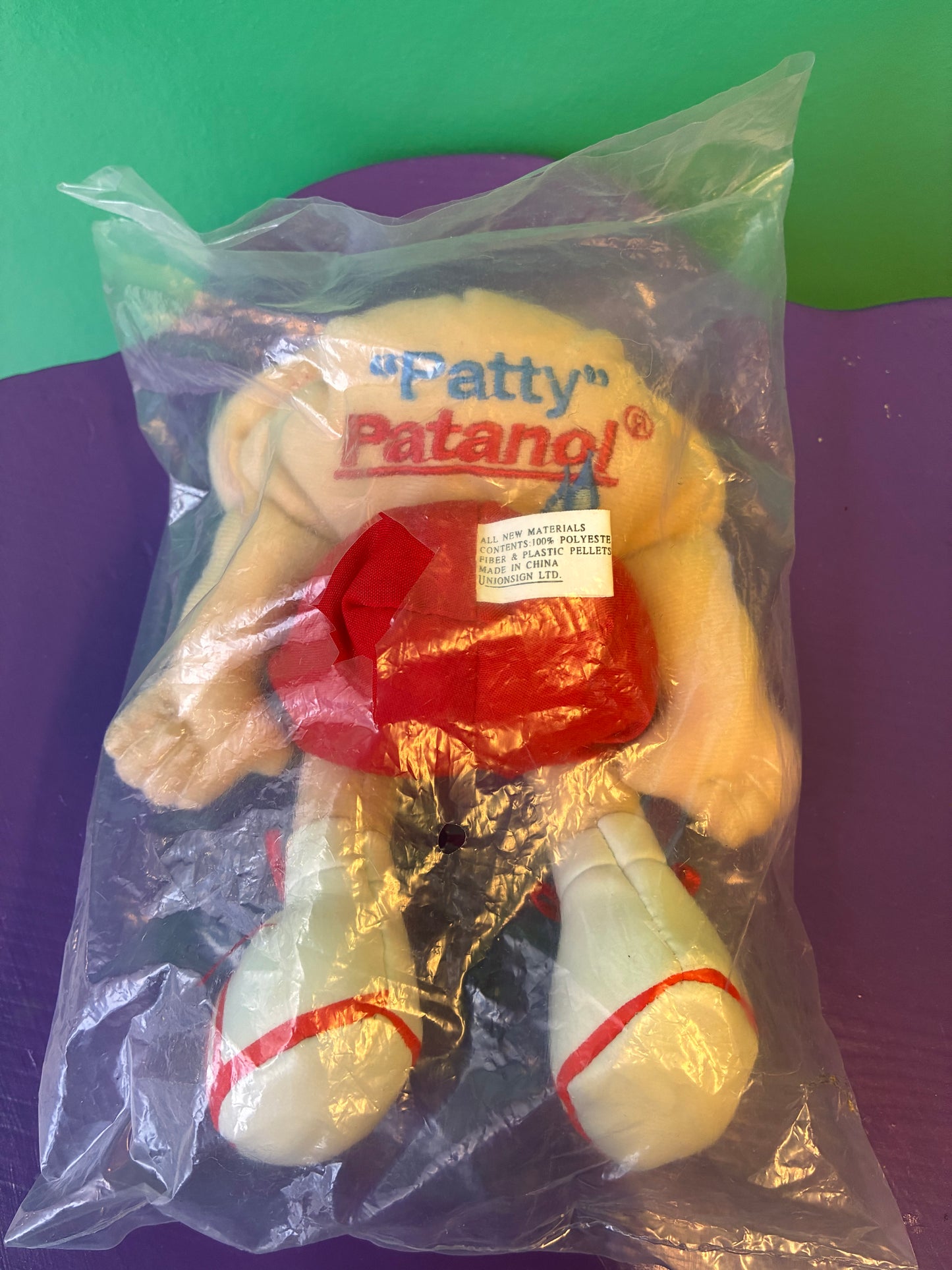 【未開封品】Alcon's Eye Drops PATANOL Promo Plush "Patty" / アルコン・目薬・パタノール・パティ・ぬいぐるみ