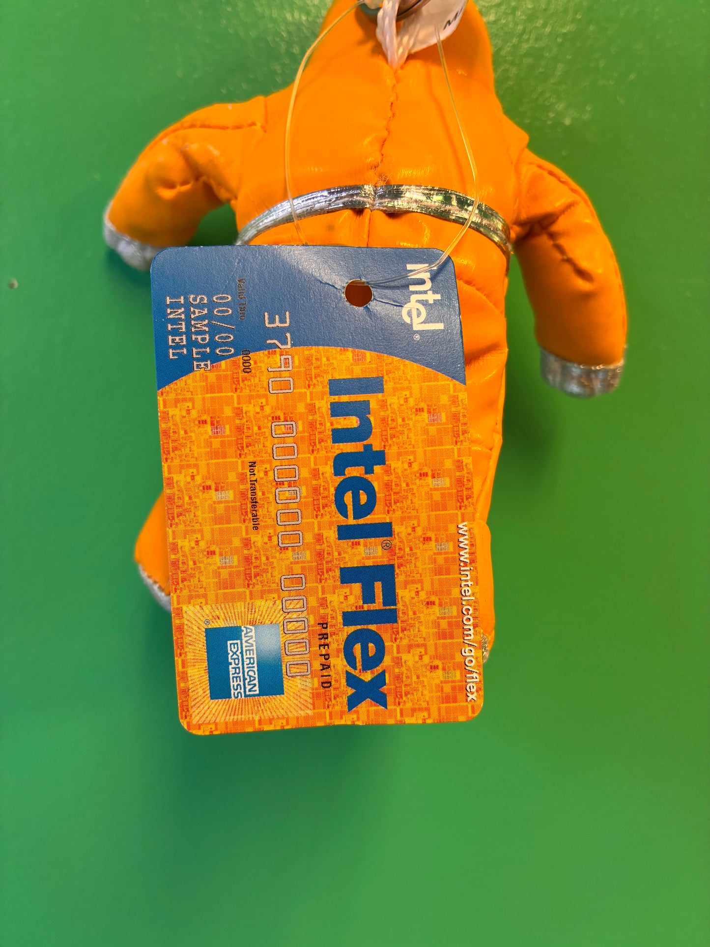 1997・intel・Bunny People・Yellow / インテル・バニーピープル・イエロー・ぬいぐるみキーチェーン