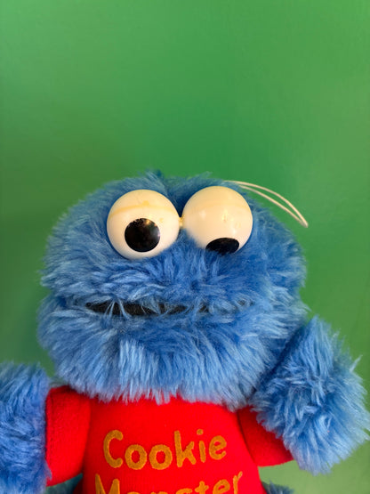 1983・Playskool・Sesame Street・Cookie Monster・Plush・セサミストリート・クッキーモンスター・ぬいぐるみ