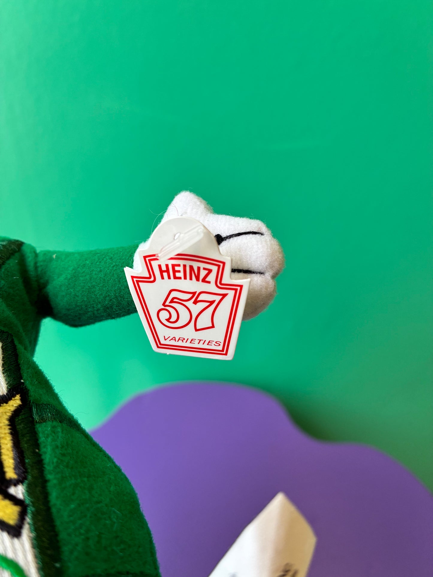 Heinz・EZ Squirt・Green・Plush / ハインツ・イージースクワート・グリーン・ぬいぐるみ