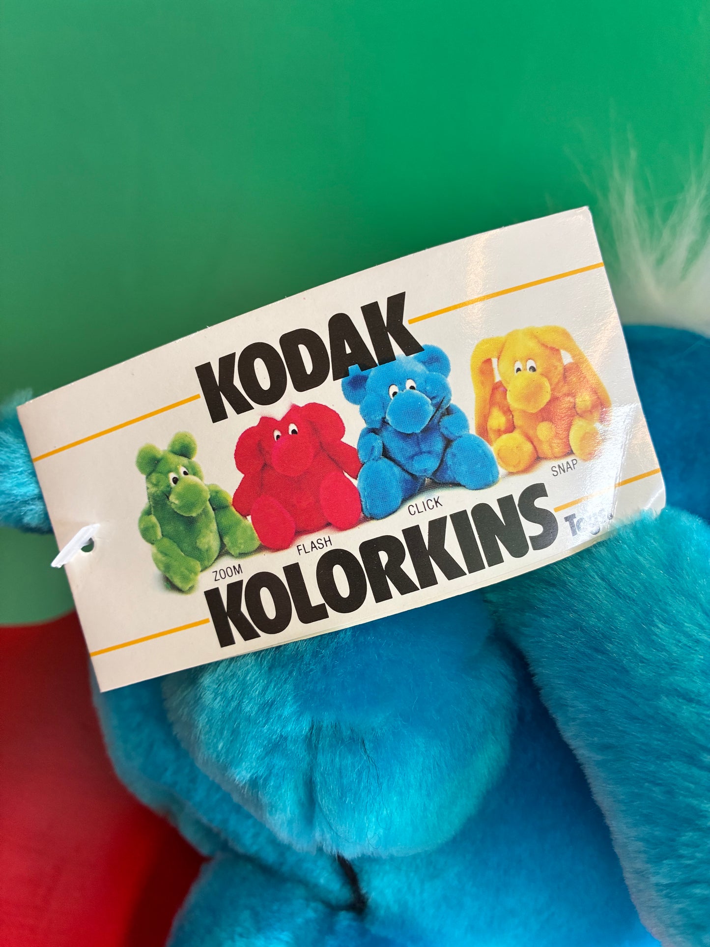 Kodak Kolorkins・Click / ビンテージ・コダック カラーキンズ・クリック・ぬいぐるみ