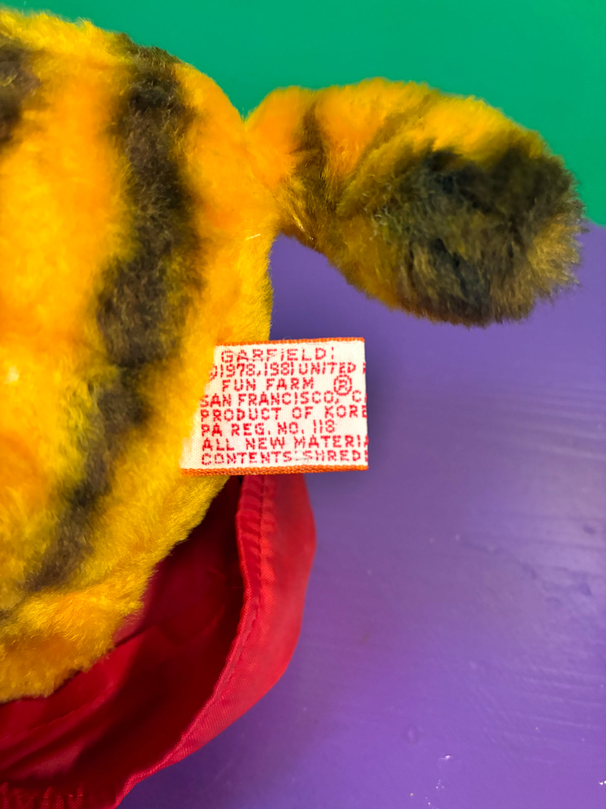 1980's・Dakin・Garfield・Plush /ビンテージ・ガーフィールド・ぬいぐるみ