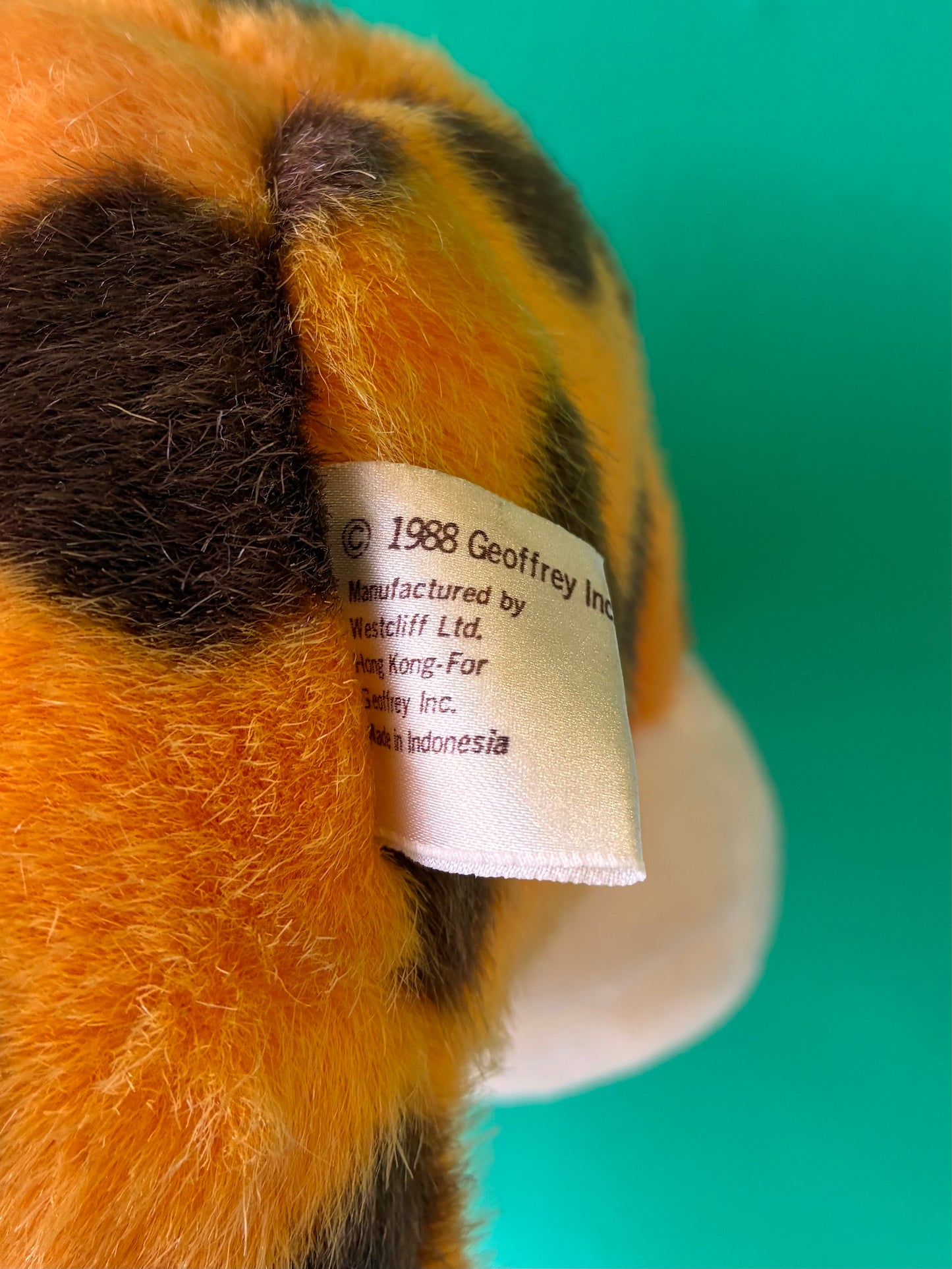 1988・Toys"R"Us・Geoffrey・Soccer・Plush / トイザらス・ジェフリー・サッカー・ぬいぐるみ