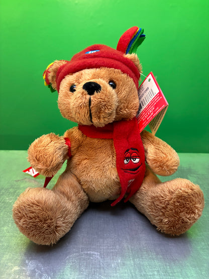 Galerie・M&M’S・Bear・Red・Plush / エムアンドエムズ ワールド・熊・ベアー・レッド マフラー・ぬいぐるみ