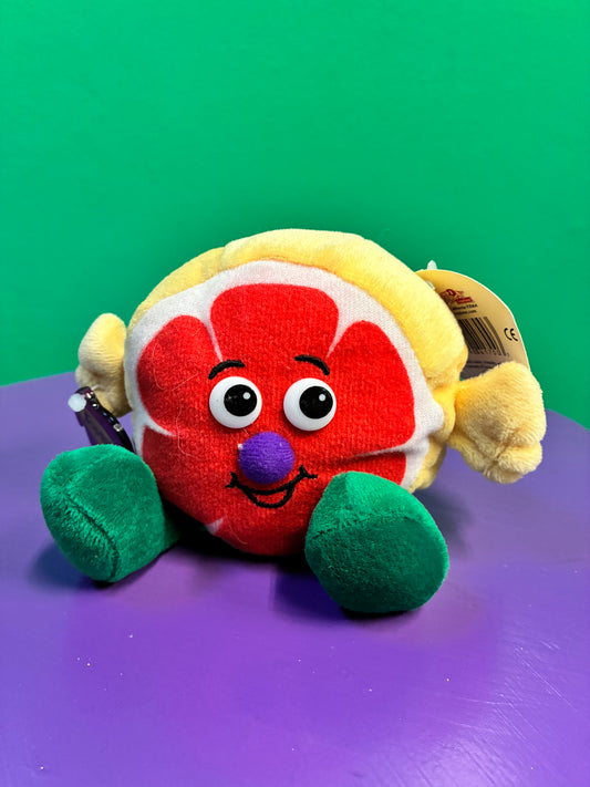 1990's・Fruit Seedies・Tutti Grapefruity・Beanbag Plush / フルーツシーディーズ・グレープフルーツ・ぬいぐるみ