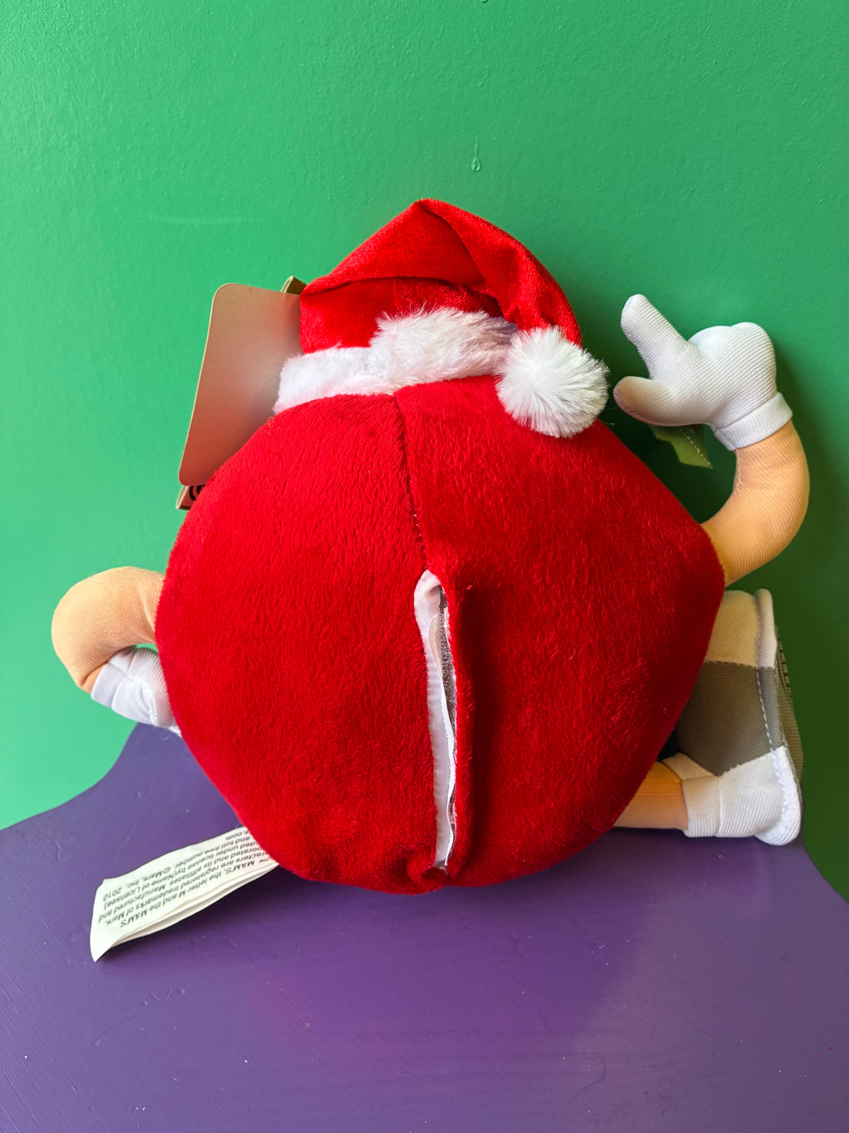 Gemmy・M&M’S・Red・Singing Santa Hat・Plush / エムアンドエムズ・レッド・クリスマス・サンタ・トーキング・ぬいぐるみ