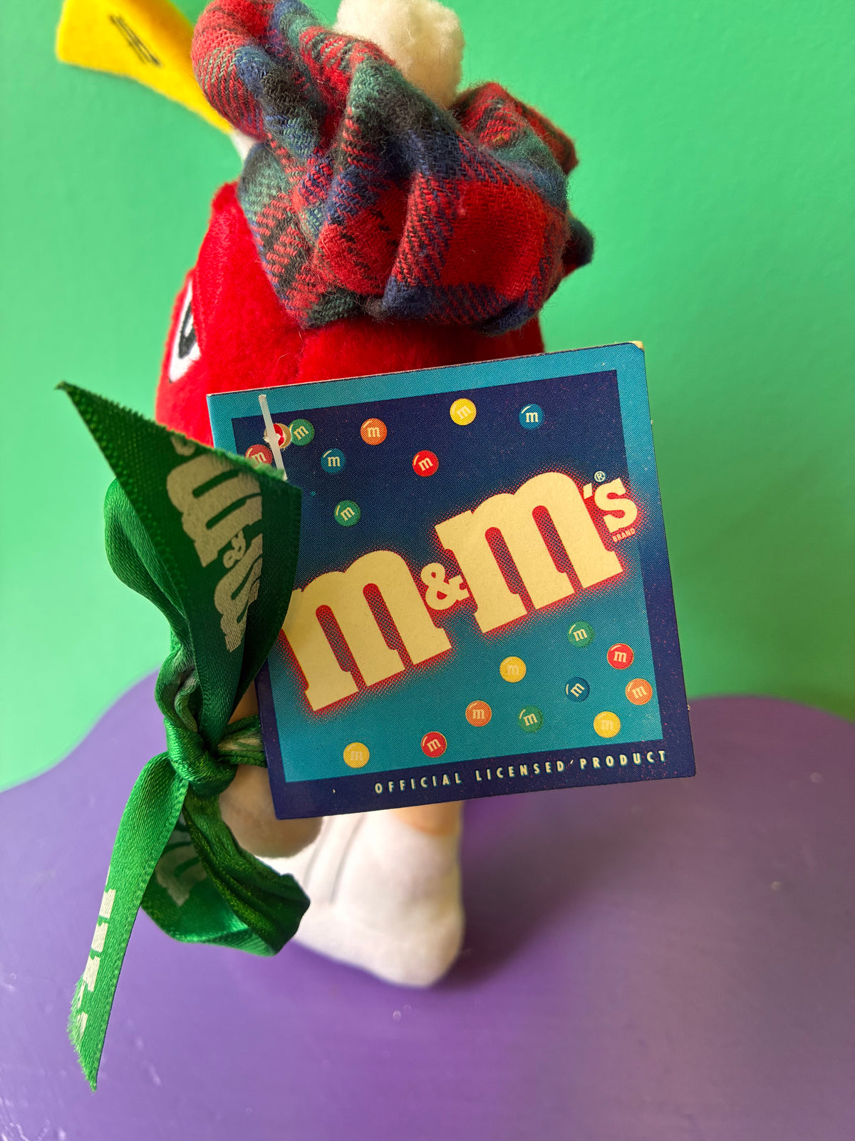 2001・M&M’S・Red・Golfer・Plush / エムアンドエムズ・レッド・ゴルファー・ぬいぐるみ