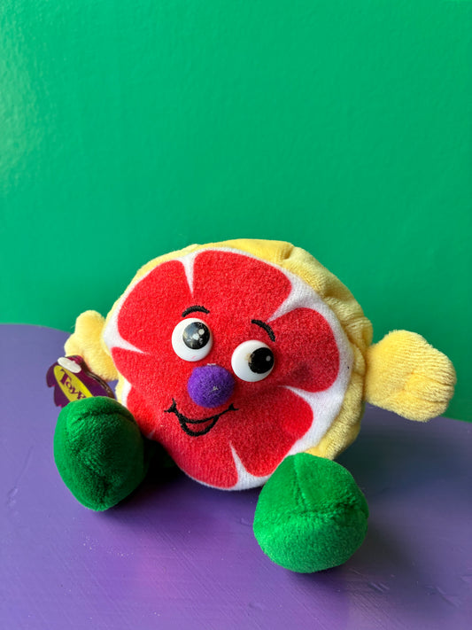 1990's・Fruit Seedies・Grapefruit・Beanbag Plush / フルーツシーディーズ・グレープフルーツ・ぬいぐるみ