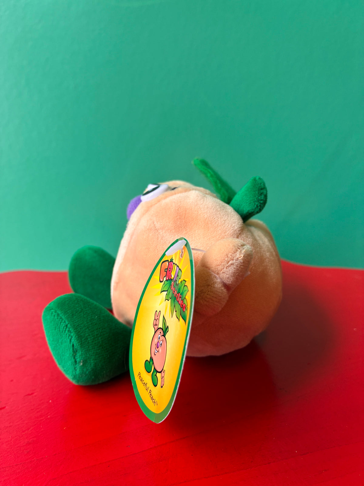1990's・Fruit Seedies・Peaceful Peach・Beanbag Plush / フルーツシーディーズ・ピースフル ピーチ・桃・ぬいぐるみ