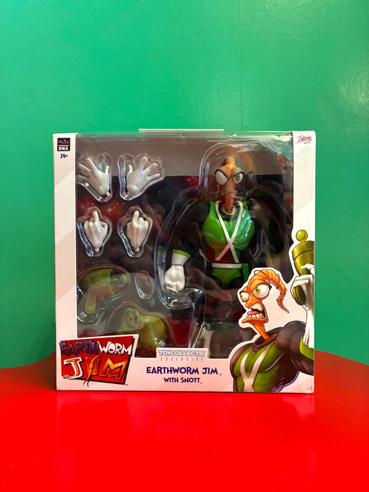 Earthworm Jim With Snott・Action Figures / アースワームジム ウィズ スノット・アクションフィギュア