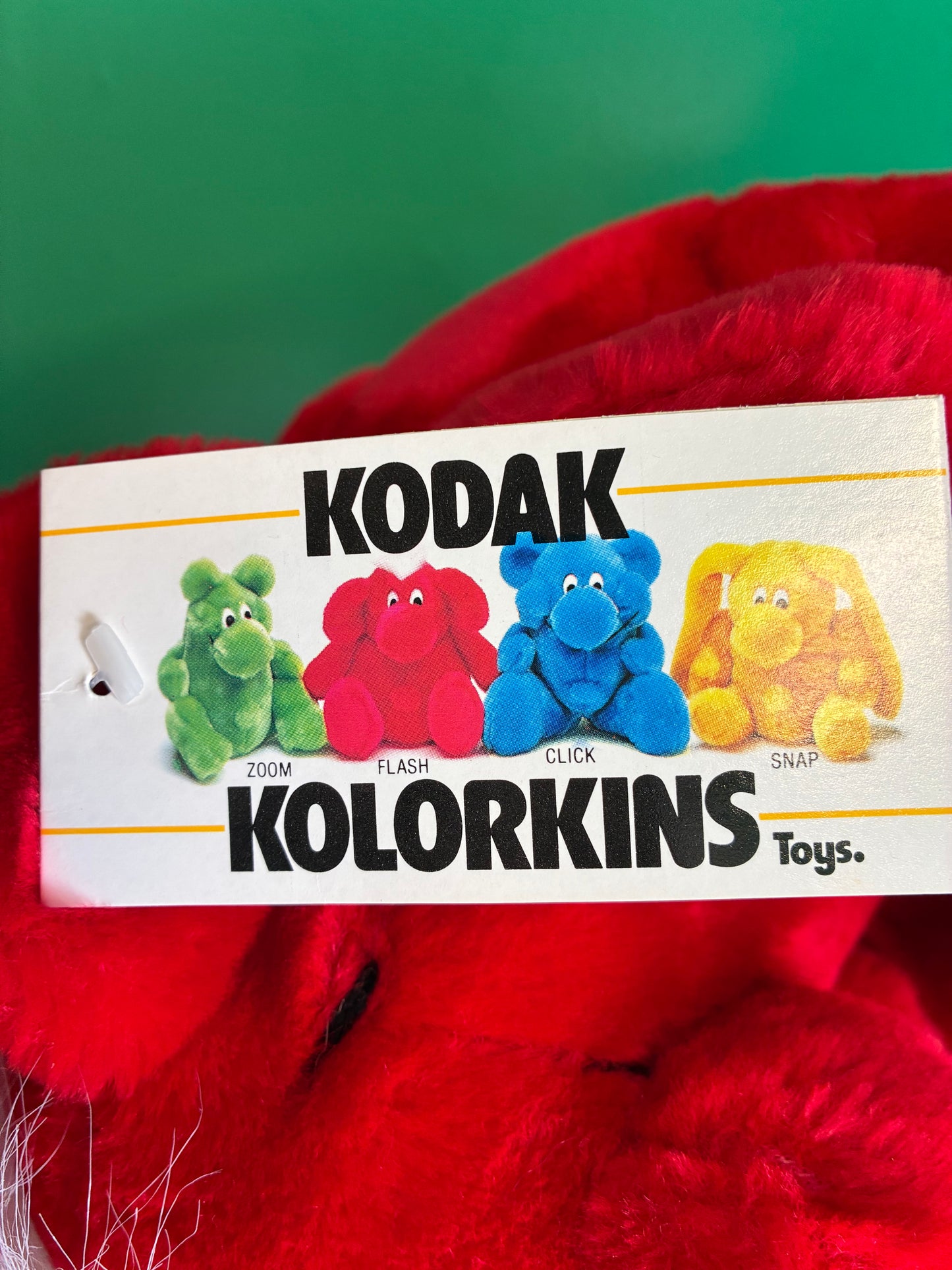 Kodak Kolorkins・Flash / ビンテージ・コダック カラーキンズ・フラッシュ・ぬいぐるみ