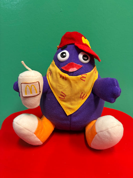 SEGA・Grimace・McDonald's・Plush / セガ・マクドナルド・グリマス・スカーフ・ぬいぐるみ