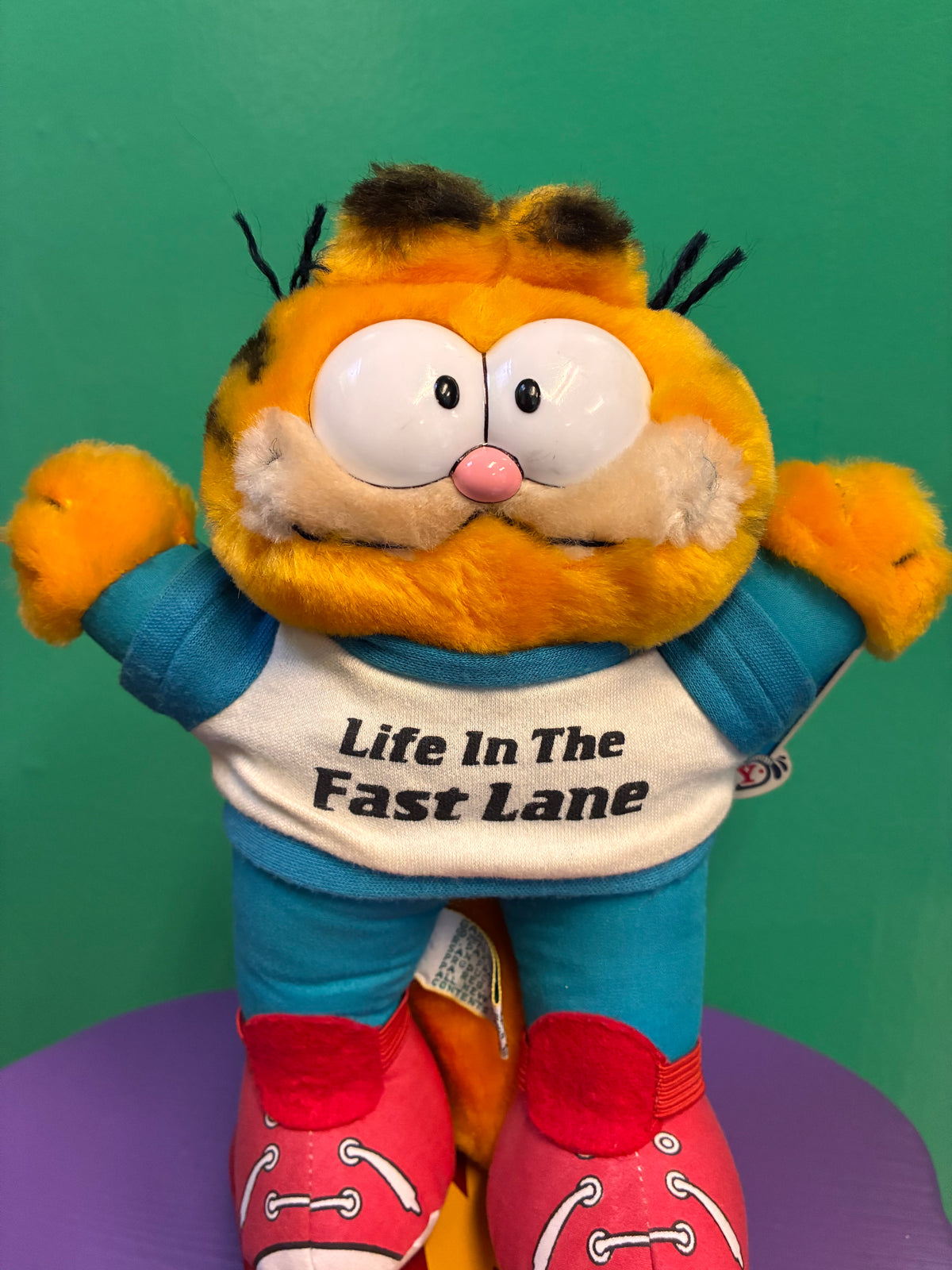 1980's・Dakin・Garfield・Skateboard・Plush /ビンテージ・ガーフィールド・スケボー・スケーター・ぬいぐるみ