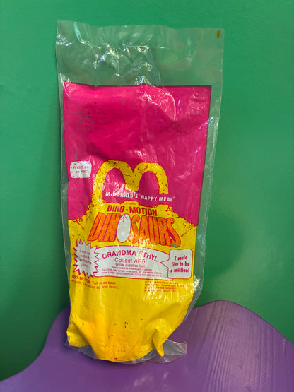 1992・McDonald's・Dinosaurs・Grandma・Meal Toy / マクドナルド・恐竜家族・ダイナソー・グランマ・ミールトイ