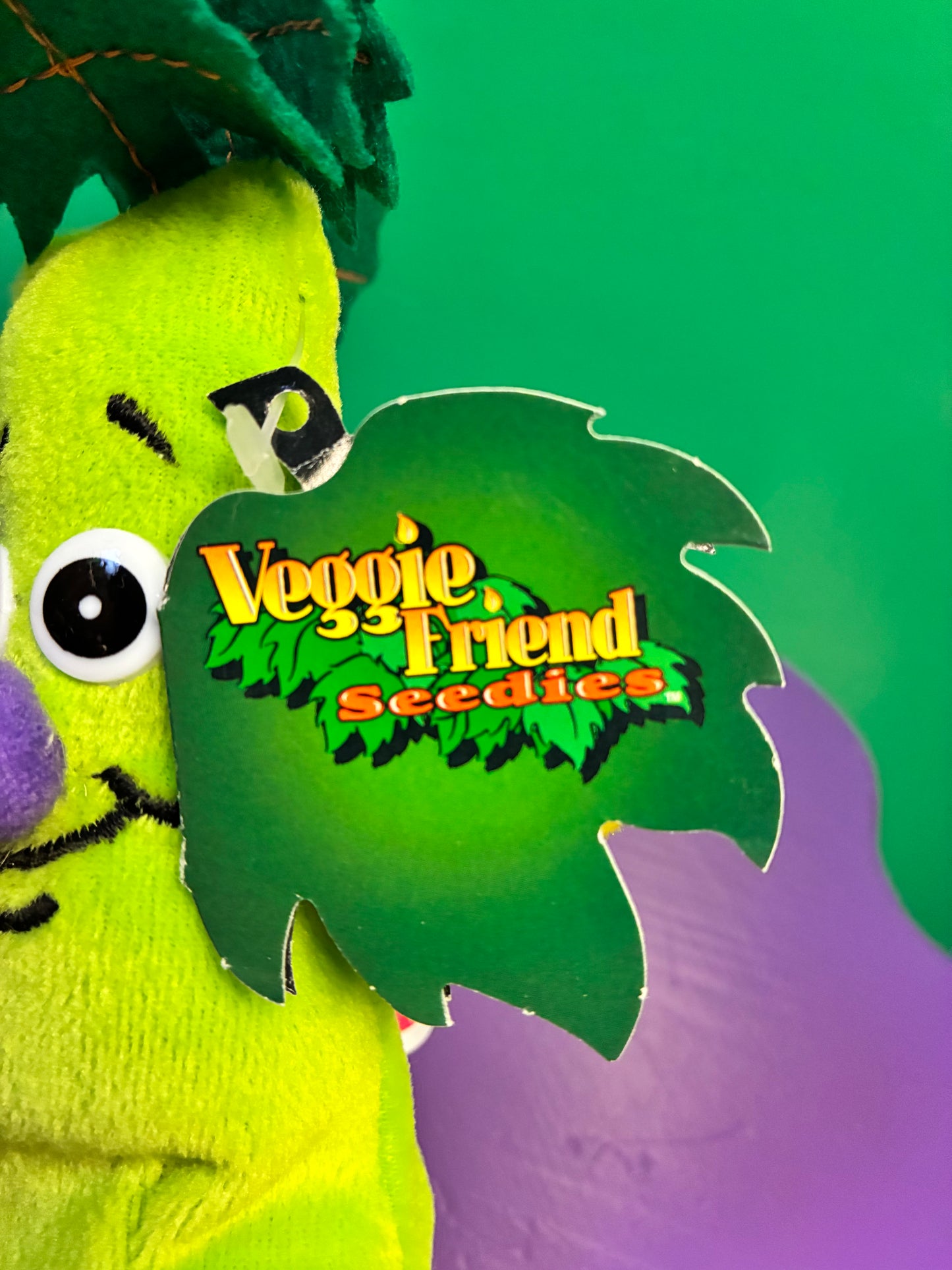 1990's・Veggie Friend Seedies・Crunchy Celery・Beanbag Plush / ベジフレンズ・セロリ・ぬいぐるみ