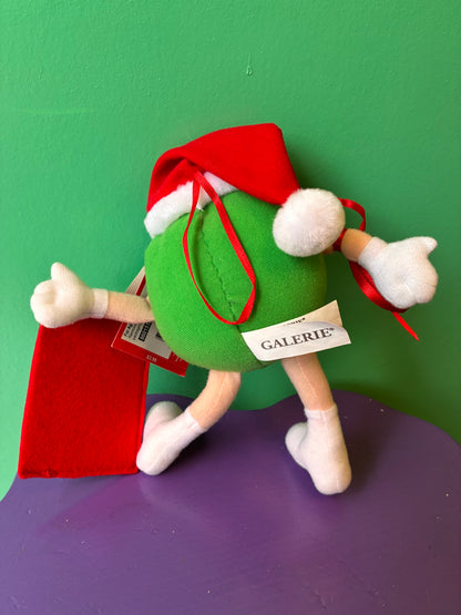 Galerie・M&M’S・Green・Santa Hat・Plush / エムアンドエムズ・グリーン・クリスマス・サンタ帽・ぬいぐるみ