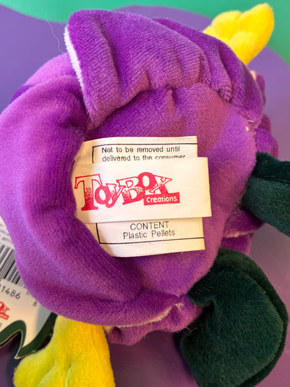 1990's・Veggie Friend Seedies・Cabby Cabbage・Beanbag Plush / ベジフレンズ・紫キャベツ・ぬいぐるみ