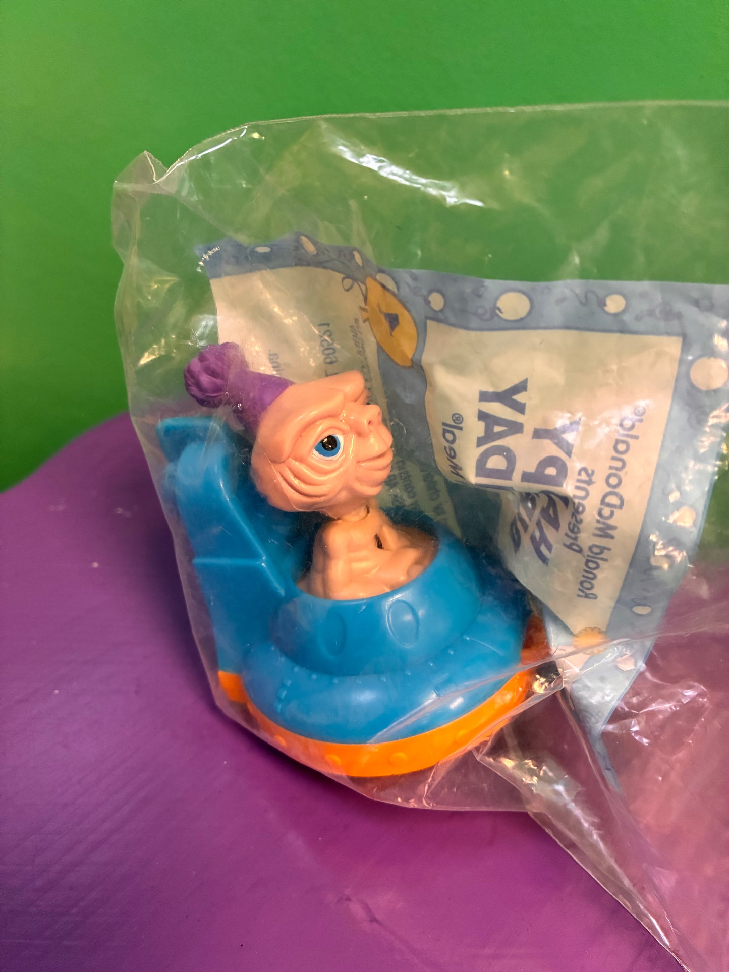 1994・McDonald's・Happy Birthday Train・E.T.・Meal Toy / マクドナルド・ハッピーバースデートレイン・イーティー・ミールトイ
