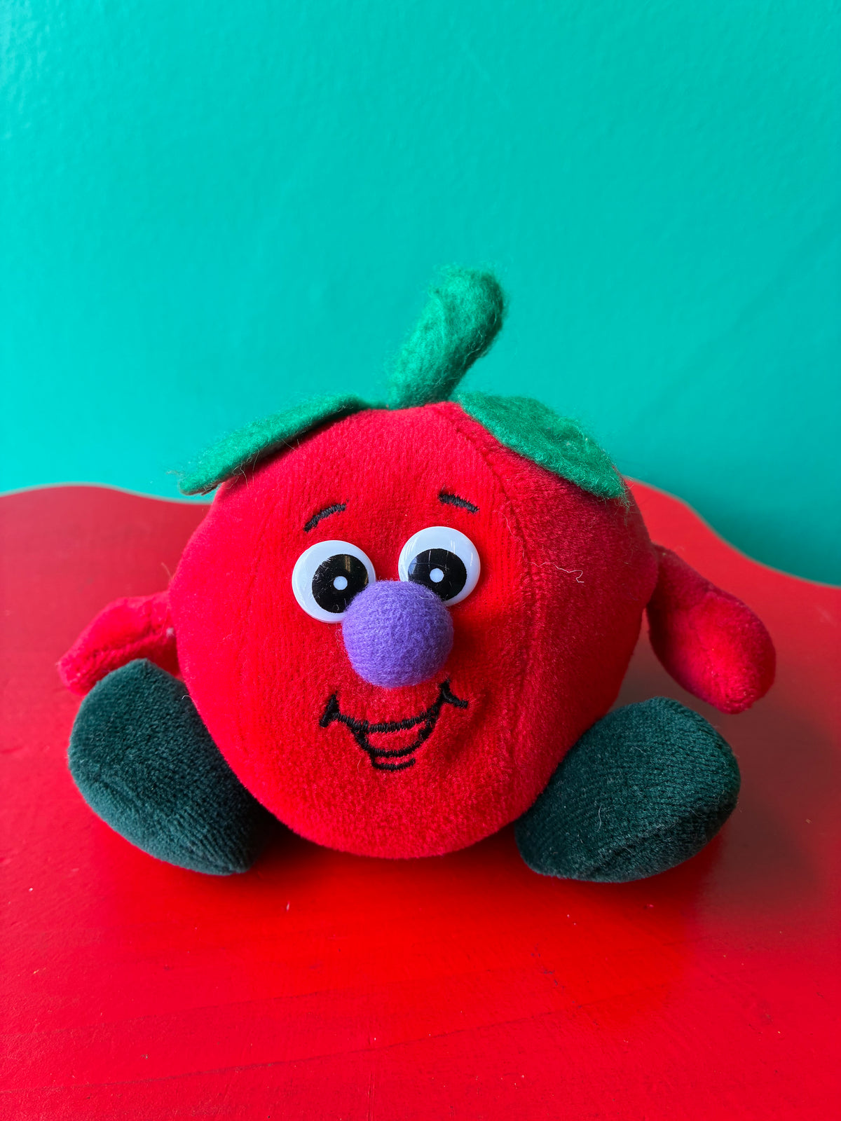 1990's・Veggie Friend Seedies・Ripe Tomato・Beanbag Plush / ベジフレンズ・トマト・ぬいぐるみ