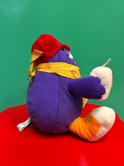SEGA・Grimace・McDonald's・Plush / セガ・マクドナルド・グリマス・スカーフ・ぬいぐるみ
