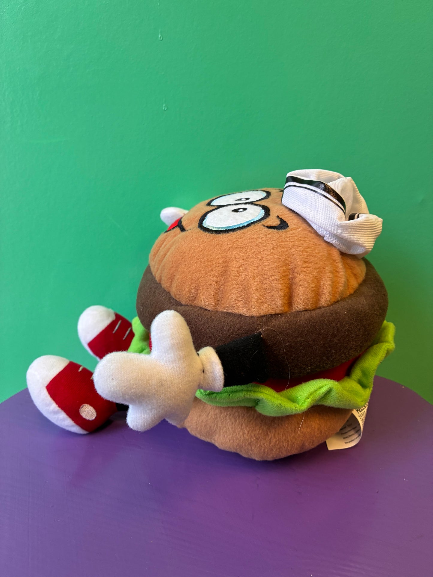 Kelly Toy・Sugar Loaf・Steak 'n Shake・Sizzle Burger・Plush / ケリートイ・シュガーローフ・ハンバーガー・ぬいぐるみ