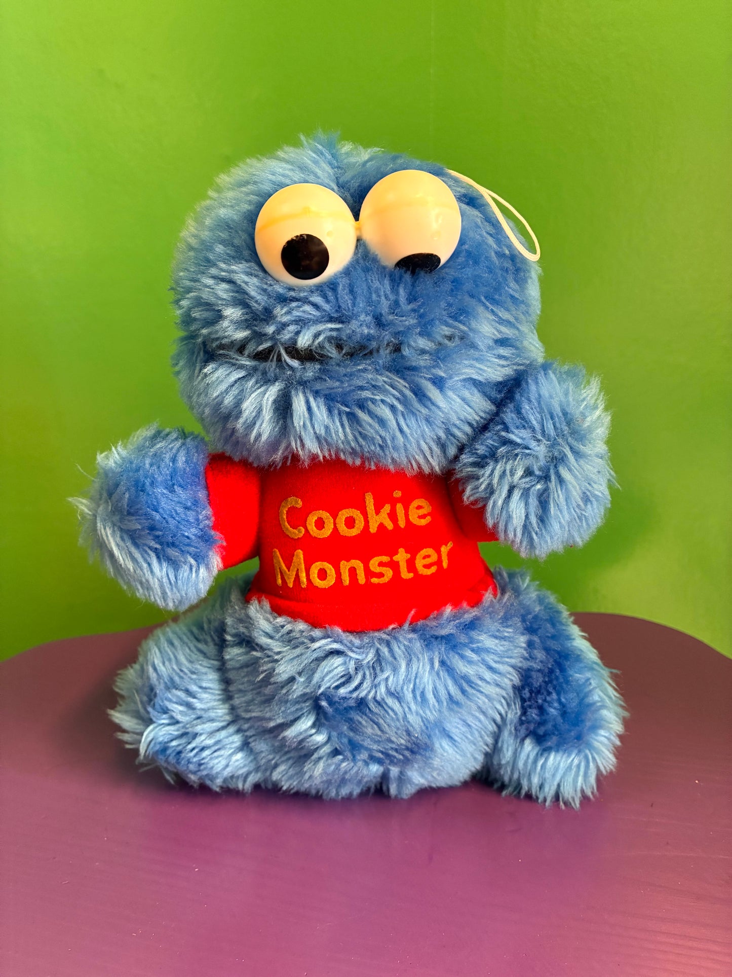 1983・Playskool・Sesame Street・Cookie Monster・Plush・セサミストリート・クッキーモンスター・ぬいぐるみ