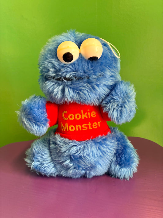 1983・Playskool・Sesame Street・Cookie Monster・Plush・セサミストリート・クッキーモンスター・ぬいぐるみ