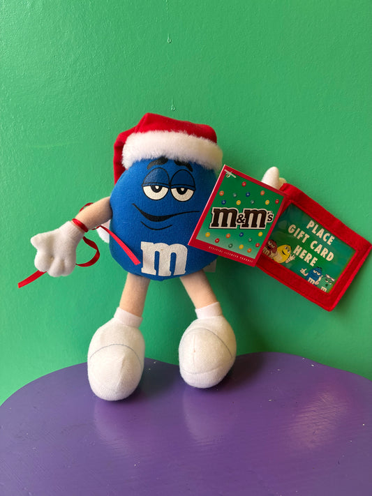 Galerie・M&M’S・Blue・Santa Hat・Plush / エムアンドエムズ・ブルー・クリスマス・サンタ帽・ぬいぐるみ
